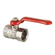 Кран шаровой COMPACT, стальная рукоятка 1/2" вн.-вн.