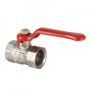 Кран шаровой COMPACT, стальная рукоятка 1/2" вн.-вн.
