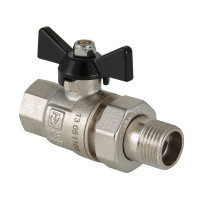 Кран шаровой PERFECT с полусгоном 3/4" вн.-нар.