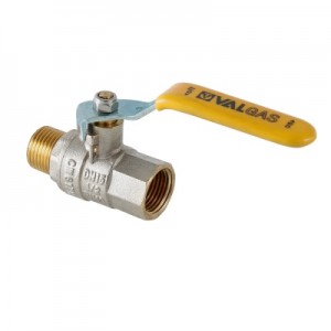Кран шаровой газ. VALGAS, стальная рукоятка 3/4" вн.-нар.