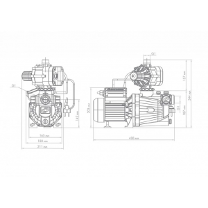 Насосная станция Джамбо 60/35 П-К «Комфорт» (2.0)