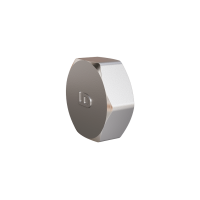 Заглушка (на трубу) DN40 (1 1/2") ВР латунь никель