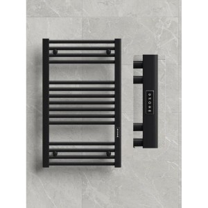 Полотенцесушитель электрический "RIFAR D-LINE" DL-080-45-BM, цвет "Чёрный янтарь", мощность 150 Вт