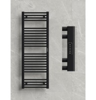 Полотенцесушитель электрический "RIFAR D-LINE" DL-120-50-BM, цвет "Чёрный янтарь", мощность 280 Вт