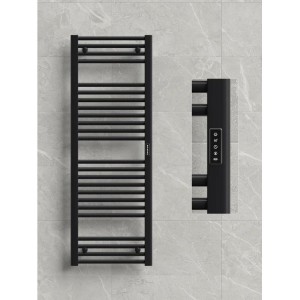 Полотенцесушитель электрический "RIFAR D-LINE" DL-120-45-BM, цвет "Чёрный янтарь", мощность 250 Вт