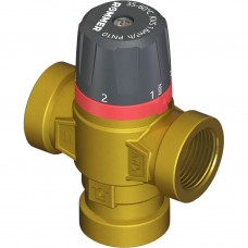 ROMMER Термостатический смесительный клапан для систем отопления и ГВС 3/4" ВР 35-60°С KV 1,6 с боковым смешиванием RVM-0112-166020
