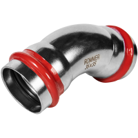 Угольник Rommer 45° ВПр-ВПр, 35, из нержавеющей стали прессовой