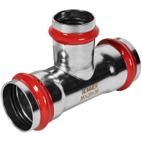 Тройник переходной Rommer ВПр, 35х28х35, из нержавеющей стали прессовой