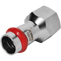 Переходник Rommer ВПр-ВР, 15х1/2, из нержавеющей стали прессовой