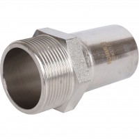 Вставка переходная Rommer НПр-НР, 42х11/2, из нержавеющей стали прессовой