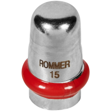 Заглушка Rommer ВПр, 15, из нержавеющей стали прессовой