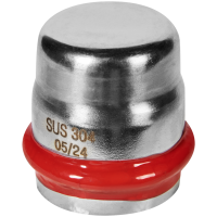 Заглушка Rommer ВПр, 35, из нержавеющей стали прессовой