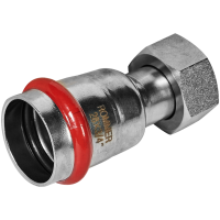 Переходник с накидной гайкой Rommer ВПр-ВР, 28х3/4, из нержавеющей стали прессовой Переходник с накидной гайкой Rommer ВПр-ВР, 28х3/4, из нержавеющей стали прессовой