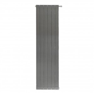 Дизайн-радиатор алюминиевый Stout Oscar 1800 4 секции  боковое подключение (черный)