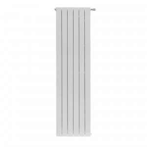 Дизайн-радиатор алюминиевый Stout Oscar 1800 6 секции  боковое подключение (серый)