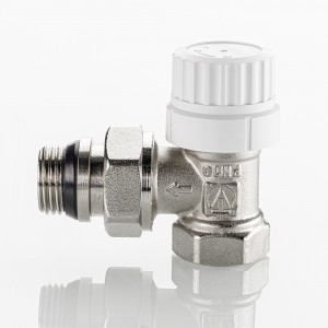 Клапан радиаторный угловой с преднастройкой 1/2 "