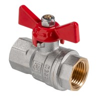 Кран шаровый полнопроходной, ГОСТ, рукоятка-бабочка  Дн 15 вн.-вн. Кран шаровый полнопроходной, ГОСТ, рукоятка-бабочка  Дн 15 вн.-вн.