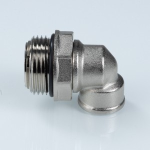 Отвод коллекторный с вращающимся штуцером 1"х1/2" нар.-вн. Отвод коллекторный с вращающимся штуцером 1"х1/2" нар.-вн.