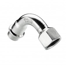 Отвод 90* с переходом на вн. р., нерж. сталь 15х1/2" Отвод 90* с переходом на вн. р., нерж. сталь 15х1/2"