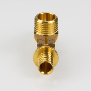 Тройник надвижной с переходом на нар.р. 20(2,8) х 1/2" х 20(2,8)