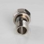 Полусгон прямой с накидной гайкой, 3/4"x1/2"