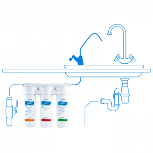 Водоочиститель Аквафор модель Аквафор Трио умягчающий
