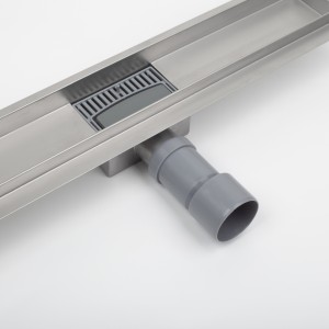 Лоток душевой Iddis Level, нерж. сталь, гориз. выпуск, комб. затвор, перфор. решетка, 500мм