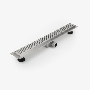 Лоток душевой Iddis Level, нерж. сталь, гориз. выпуск, комб. затвор, перфор. решетка, 700мм