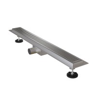 Лоток душевой Iddis Level, нерж. сталь, гориз. выпуск, комб. затвор, перфор. решетка, 700мм