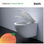 Комплект Iddis 3в1: подвесной унитаз Blanco, инсталляция Profix и черная клавиша смыва