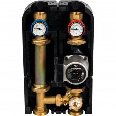 STOUT Насосная группа с 3-х ходовым приводным смесителем 1 1/4" с насосом Grundfos UPSO 32-65