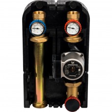 STOUT Насосная группа с прямым контуром 1 1/4" с насосом Grundfos UPSO 32-65 в теплоизоляции DN 32