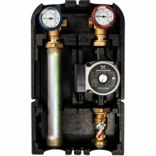 STOUT Насосная группа для твердотопливных котлов 1" с насосом Grundfos UPSO 25-65 в теплоизоляции
