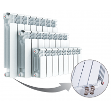 Радиатор биметаллический Rifar Base BVR 500 - 10 секций