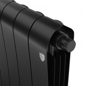 Дизайн-радиатор бимет. Royal Thermo Infinity Noir Sable VDR 500 x 100 - 12 секц.(нижн. подкл.)