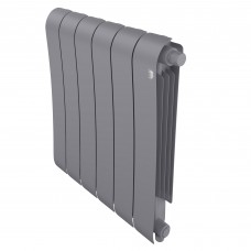 Дизайн-радиатор бимет. Royal Thermo Infinity Silver Satin VDR 500 x 100 - 6 секц.(нижн. подкл.)