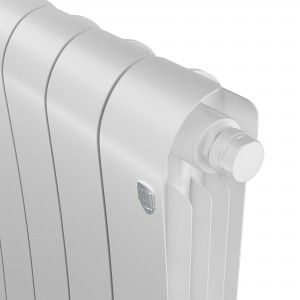 Дизайн-радиатор бимет. Royal Thermo Infinity Bianco Traffico VDR 500 x 100 - 4 секц.(нижн. подкл.)