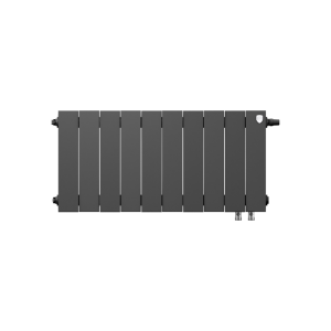 Дизайн-радиатор бимет. Royal Thermo PianoForte Noir Sable VDR 300 x 100 10 секц. (нижн. подкл.)