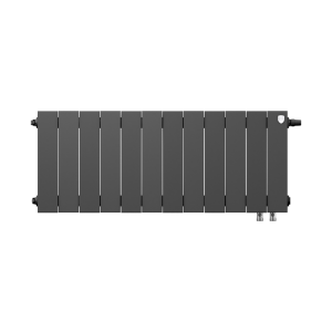 Дизайн-радиатор бимет. Royal Thermo PianoForte Noir Sable VDR 300 x 100 12 секц. (нижн. подкл.)