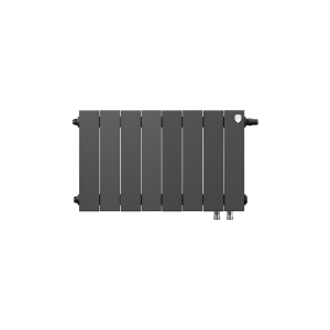 Дизайн-радиатор бимет. Royal Thermo PianoForte Noir Sable VDR 300 x 100 8 секц. (нижн. подкл.)