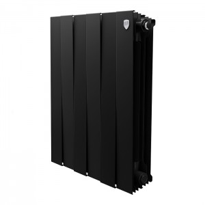 Дизайн-радиатор бимет. Royal Thermo PianoForte Noir Sable 500 x 100 - 6 секц.