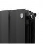 Дизайн-радиатор бимет. Royal Thermo PianoForte Noir Sable 500 x 100 - 4 секц.