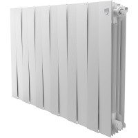 Дизайн-радиатор бимет. Royal Thermo PianoForte Белый 500 x 100 - 12 секц.
