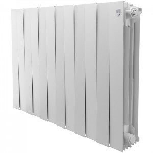 Дизайн-радиатор бимет. Royal Thermo PianoForte Bianco Traffico 500 x 100 - 12 секц.