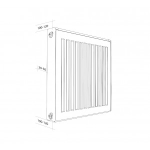 Радиатор панельный Royal Thermo COMPACT C21-500-1900 RAL9016