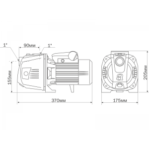 Насос поверхностный Aquario AJC-101